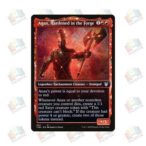 万智牌 熔锻锤炼的阿那克斯 Anax, Hardened in the Forge 银 红
