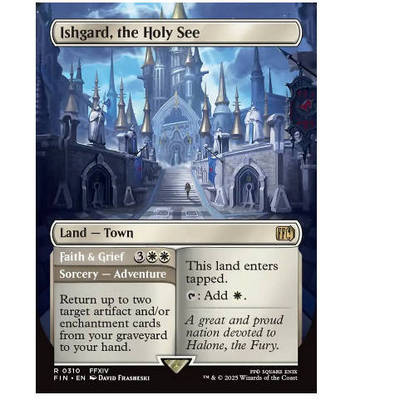牌客窝 万智牌 皇都伊修加德 Ishgard, the Holy See 金 地