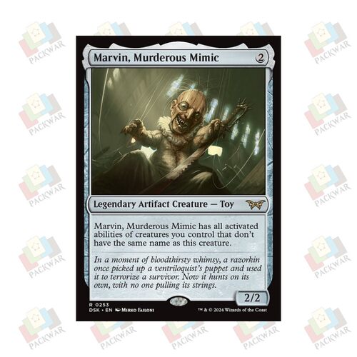 牌客窝 万智牌 残暴拟偶马文 Marvin, Murderous Mimic 金 神器