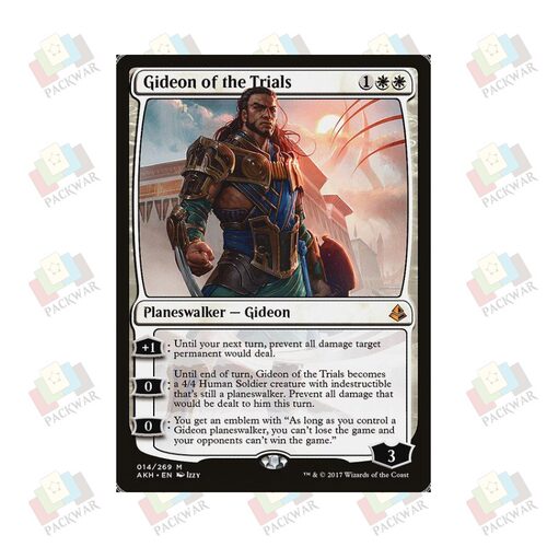 牌客窝 万智牌 祀炼基定 Gideon of the Trials 秘稀 白