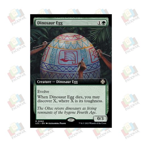 牌客窝 万智牌 恐龙蛋 Dinosaur Egg 金 绿 闪