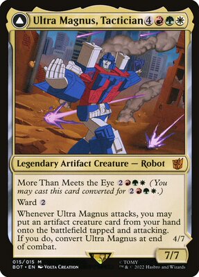 万智牌 睿智军士通天晓 Ultra Magnus, Tactician 秘稀 多色