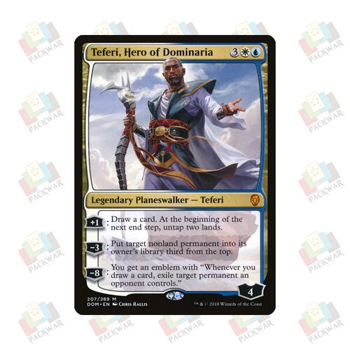 万智牌 多明纳里亚英雄泰菲力 Teferi,Hero of Dominaria 秘稀 多