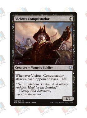 牌客窝 万智牌 恶毒征服者 Vicious Conquistador 银 黑
