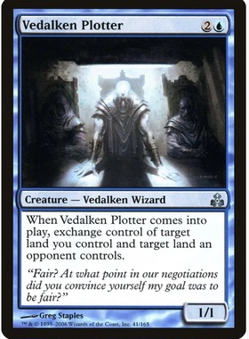 牌客窝 万智牌   维多肯阴谋师 Vedalken Plotter 银 蓝色