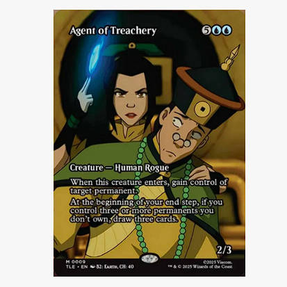 牌客窝 万智牌 谗言密探 Agent of Treachery 秘稀 蓝
