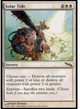 牌客窝 万智牌  炽阳浪潮 Solar Tide 金 白色