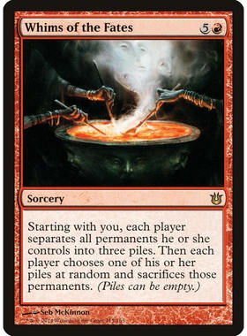 牌客窝 万智牌 命运无常 Whims of the Fates 金 红