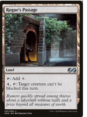 牌客窝 万智牌 浪客小径 Rogue's Passage 银 地 闪