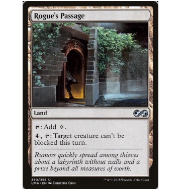 牌客窝 万智牌 浪客小径 Rogue's Passage 银 地 闪