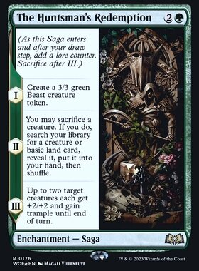 牌客窝 万智牌 猎人忏罪道 The Huntsman's Redemption  金 绿色