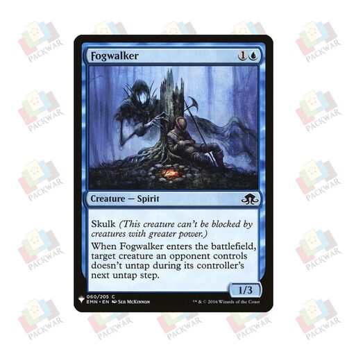 牌客窝 万智牌 漫雾灵 Fogwalker 铁 蓝 闪