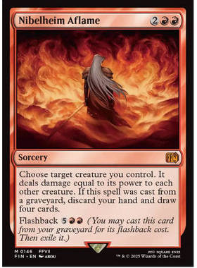牌客窝 万智牌 焚毁尼布尔海姆 Nibelheim Aflame 秘稀 红色