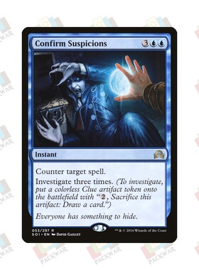 牌客窝 万智牌 确认疑点 Confirm Suspicions 金 蓝色
