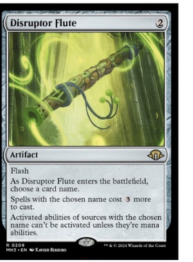 牌客窝 万智牌  纷扰笛  Disruptor Flute  金 神器
