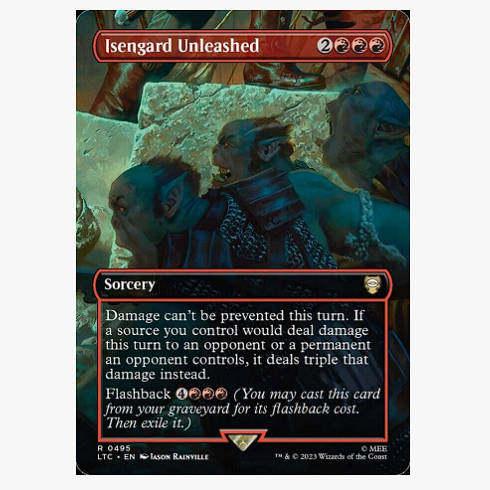 牌客窝 万智牌  艾森加德现世 Isengard Unleashed 金 红