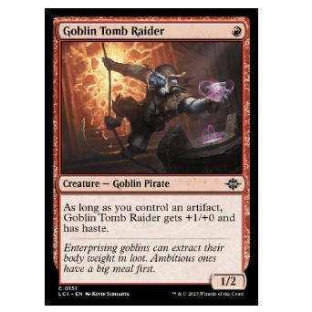 牌客窝 万智牌  古墓奇鬼 Goblin Tomb Raider 铁 红 闪