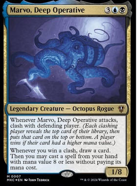 万智牌 深洋密探玛沃 Marvo, Deep Operative 秘稀 多色