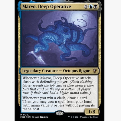 万智牌 深洋密探玛沃 Marvo, Deep Operative 秘稀 多色