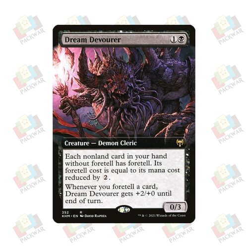 牌客窝 万智牌 吞梦魔 Dream Devourer 金 黑 闪