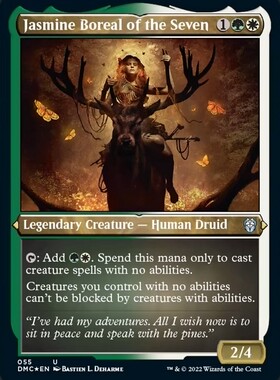 万智牌 七人众的北风茉莉 Jasmine Boreal of the Seven 银 多