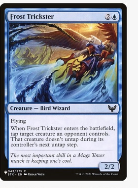 牌客窝  万智牌 冰霜诈术师 Frost Trickster 铁 蓝