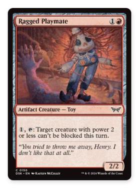 牌客窝 万智牌 破布玩伴 Ragged Playmate 铁 红