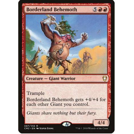 牌客窝 万智牌 边境贝西摩斯 Borderland Behemoth 金 红