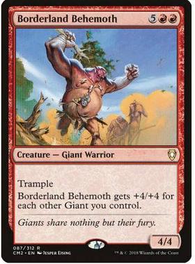 牌客窝 万智牌 边境贝西摩斯 Borderland Behemoth 金 红