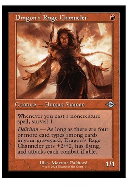 牌客窝 万智牌 龙怒通念师 Dragon's Rage Channeler 银 红