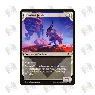 牌客窝 万智牌 觅食晶角兽 Prowling Felidar 铁 白 闪