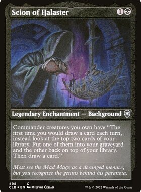万智牌  海拉斯特的后裔 Scion of Halaster 银 黑
