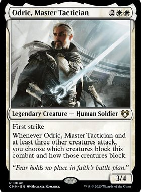 牌客窝 万智牌 战术名家欧吉克 odric,Master Tactician 金 白