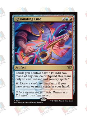 牌客窝 万智牌 回响诗/琴 Resonating Lute 金 多色 闪