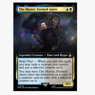 The Master 多色 形体重塑 闪 金 法师 Anew 万智牌 Formed