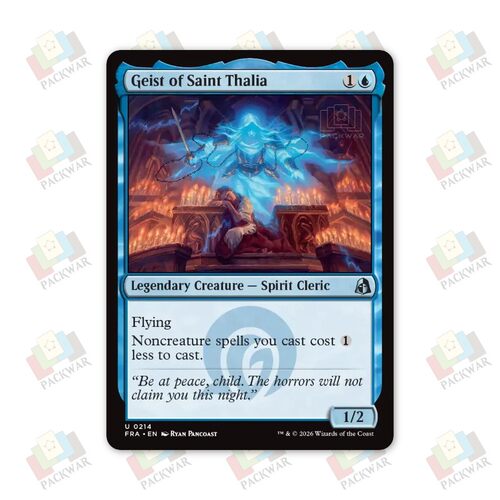 牌客窝 万智牌 圣莎利雅的游魂 Geist of Saint Thalia 银 蓝 闪
