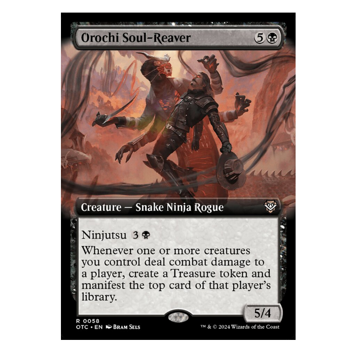 君君的牌客窝 万智牌 光雷驿镖客 OTC  裂魂蛇人  金 黑