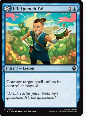 牌客窝 万智牌 管保止渴！ It'll Quench Ya! 铁 蓝色