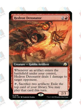 牌客窝 万智牌 晶石引爆鬼 Hedron Detonator 金 红 闪