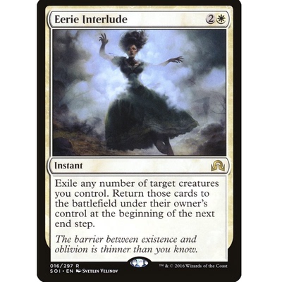 牌客窝 万智牌 神秘插曲 Eerie Interlude 金 白色