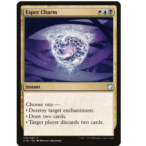 牌客窝 万智牌 艾斯波护符 Esper Charm 银 多