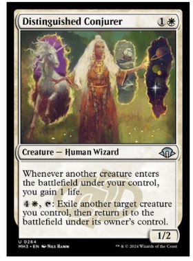 牌客窝 万智牌 杰出咒法师 Distinguished Conjurer 银 白 闪