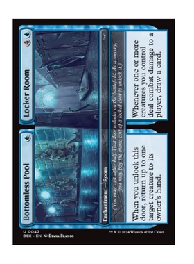 牌客窝 万智牌 无底泳池 Bottomless Pool 银 蓝 闪