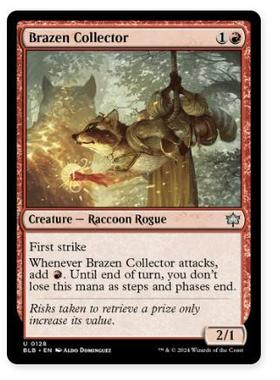 牌客窝 万智牌 厚颜集物客 Brazen Collector 银 红色