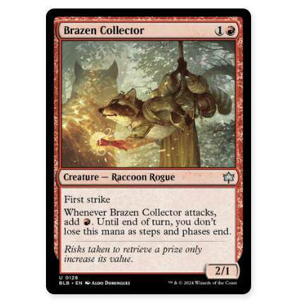 牌客窝 万智牌 厚颜集物客 Brazen Collector 银 红色