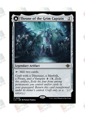 牌客窝 万智牌 司命王座 Throne of the Grim Captain 金 无色 闪