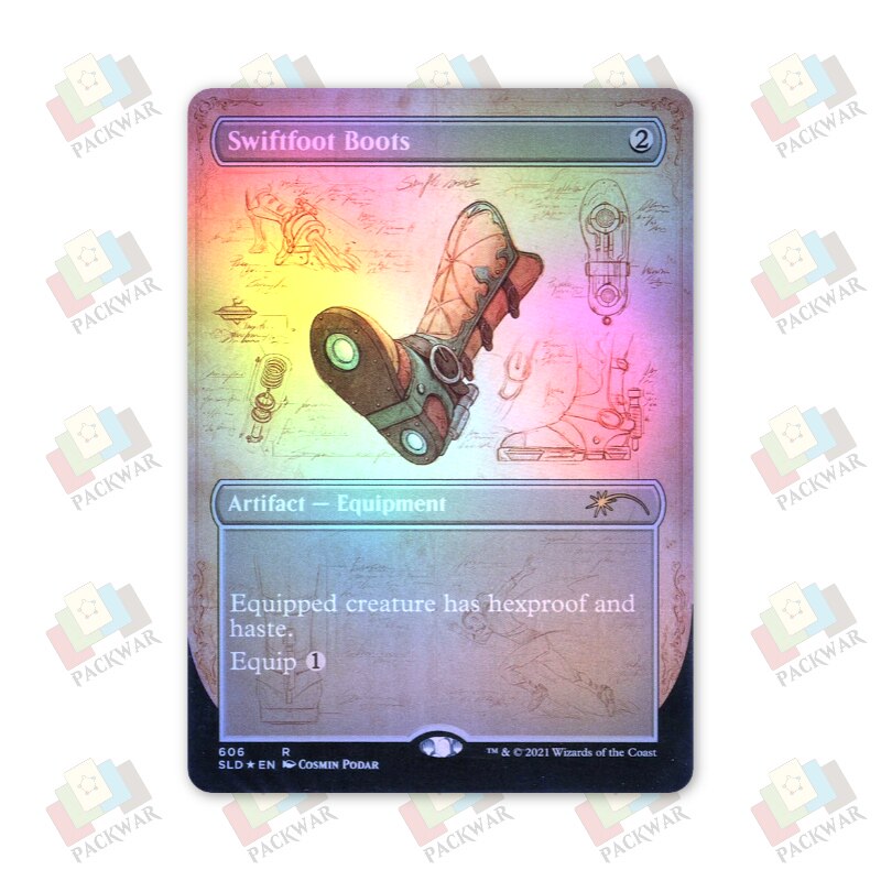 牌客窝 万智牌 疾行靴 Swiftfoot Boots 银 神器 闪
