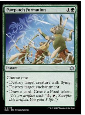 牌客窝 万智牌 爪卫列阵 Pawpatch Formation 银 绿色