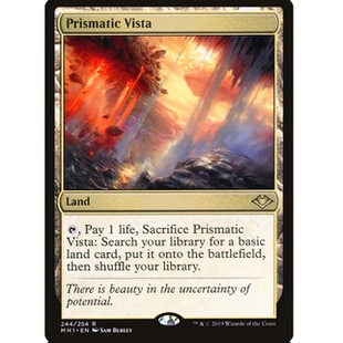 Prismatic 澈光远景 Vista 金 闪 牌客窝 地 万智牌