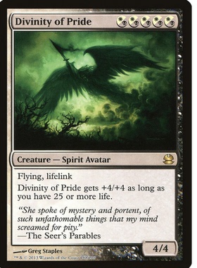 牌客窝 万智牌  傲扬女神 Divinity of Pride 金 多色